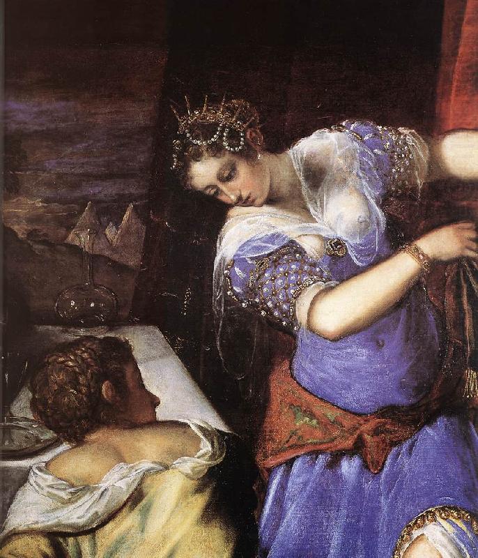 TINTORETTO, Jacopo Judith and Holofernes (detail) s china oil painting image